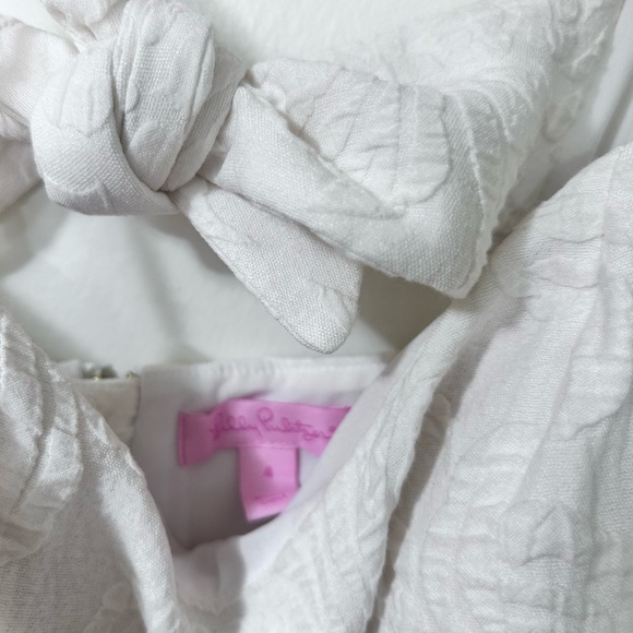 Lilly Pulitzer Shelli Dress - Resort White Pinwheel Eye - Size 4 - Picture 5 of 5